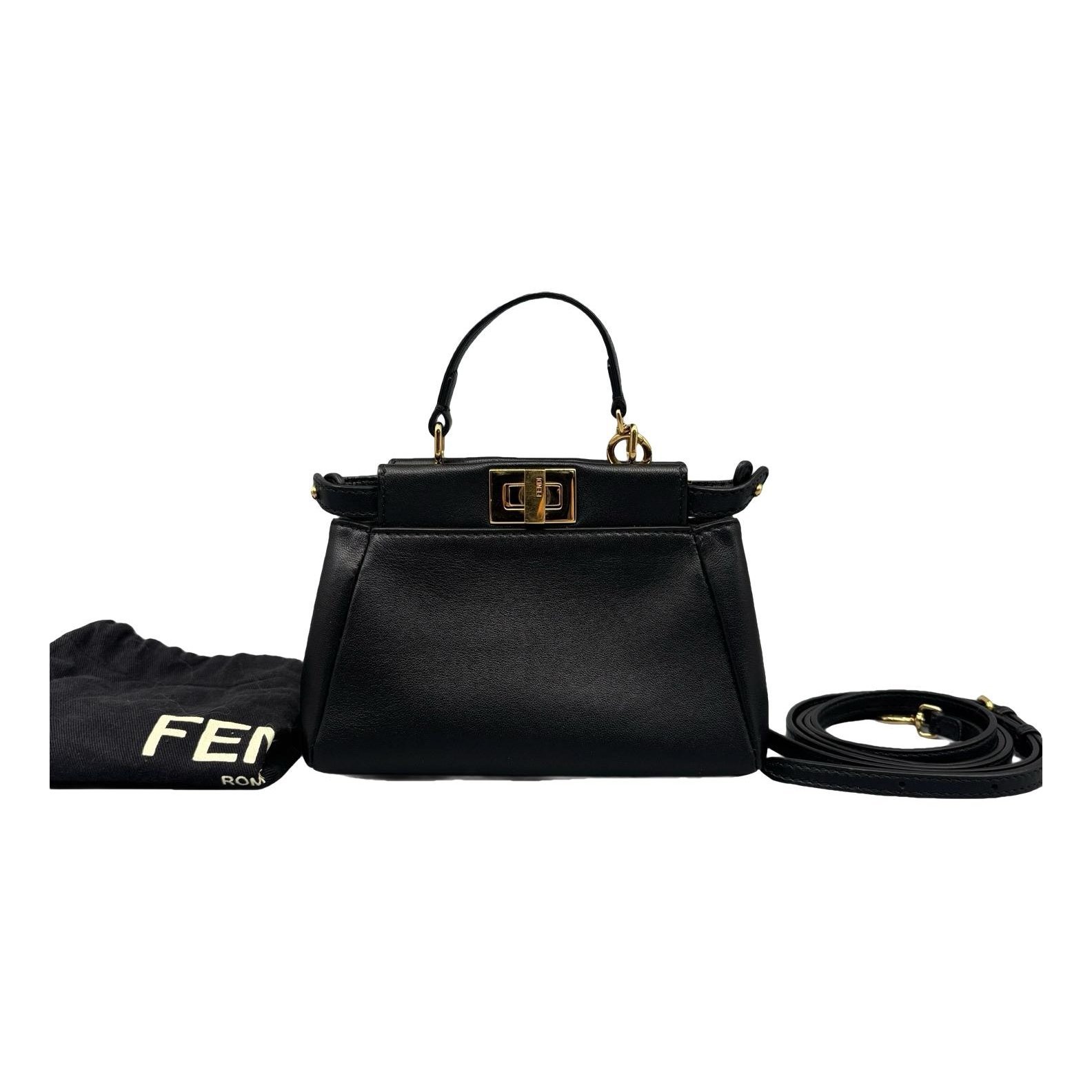 Peekaboo leather crossbody bag