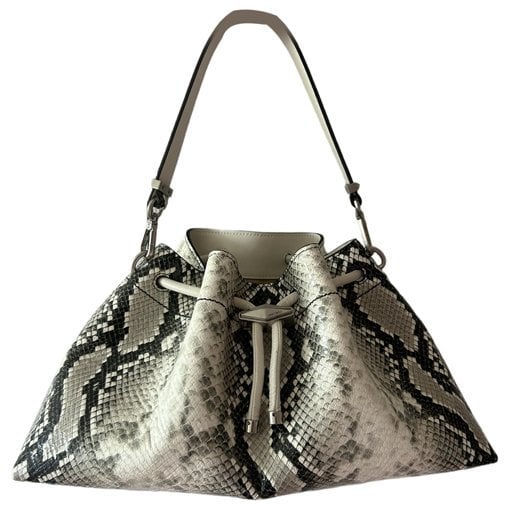Cinch leather handbag