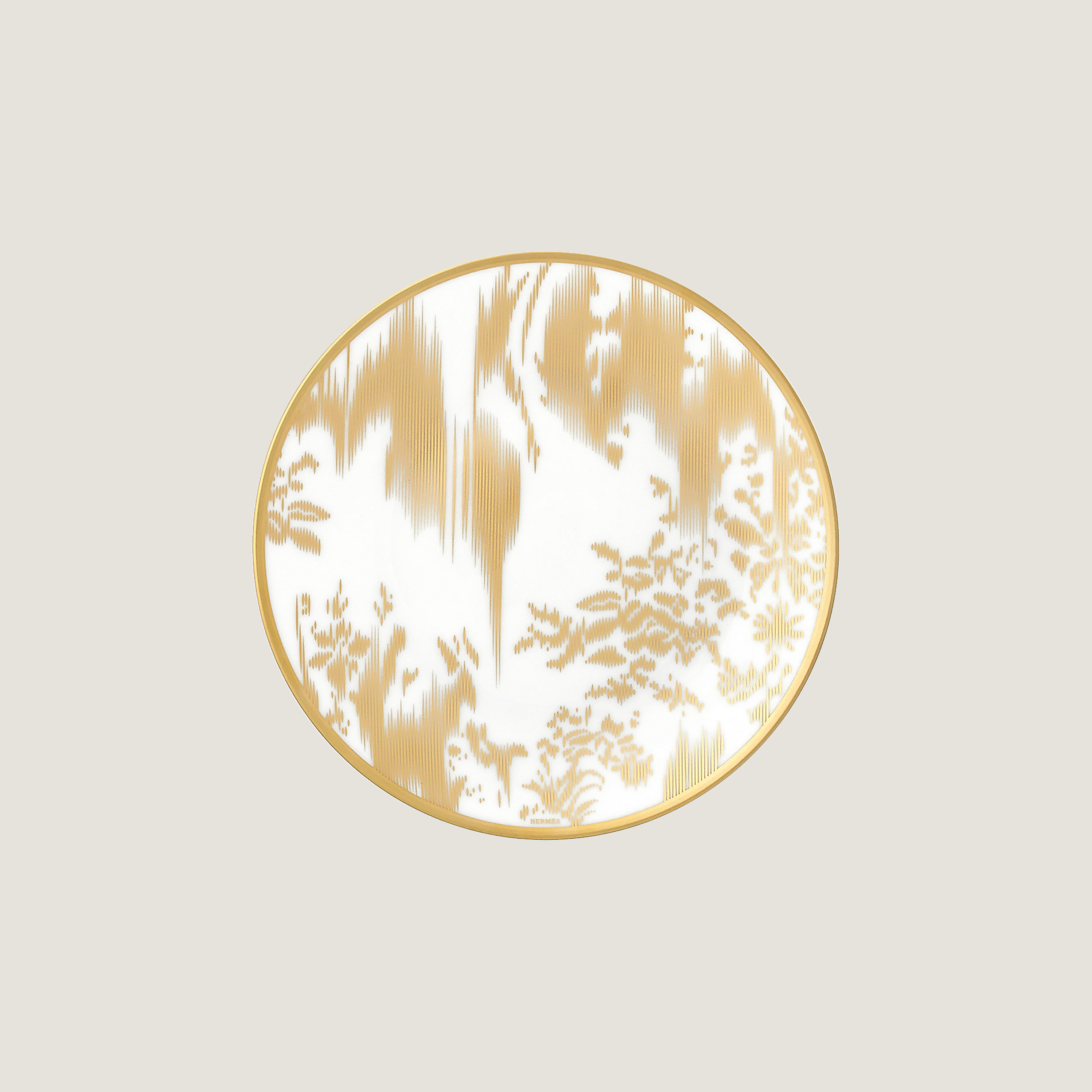 Voyage en Ikat bread and butter plate
