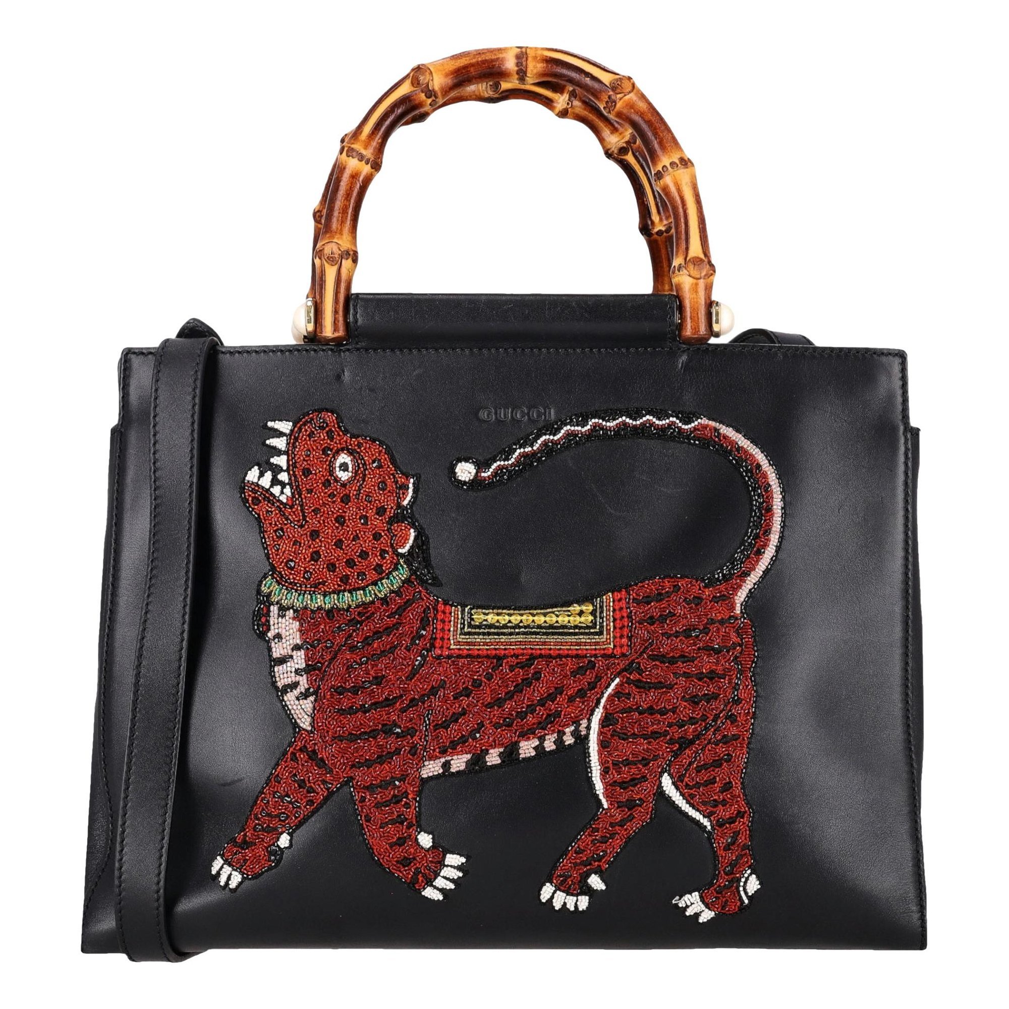 Nymphaea leather handbag