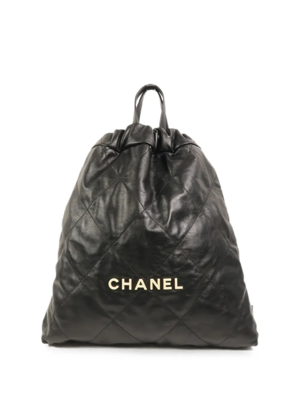 Chanel 22 diamond-quilted backpack
