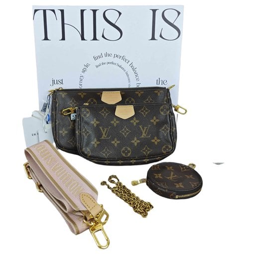 Louis Vuitton Multi Pochette Accessoires cloth crossbody bag