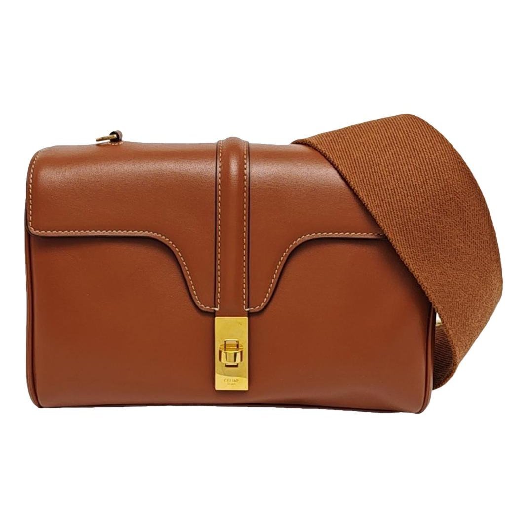 Sac 16 leather crossbody bag