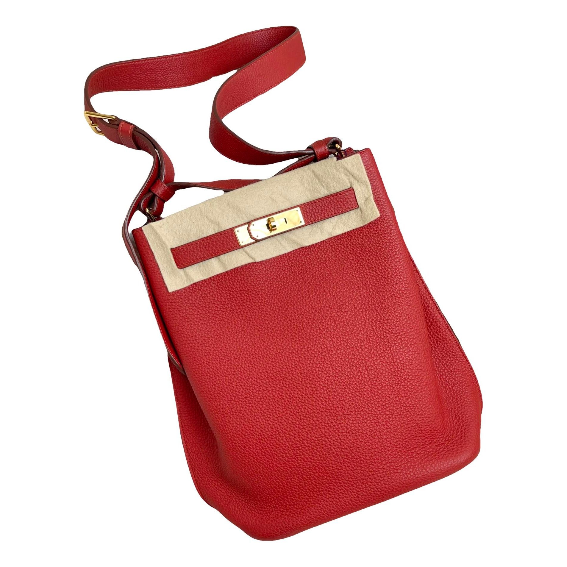 So Kelly leather handbag