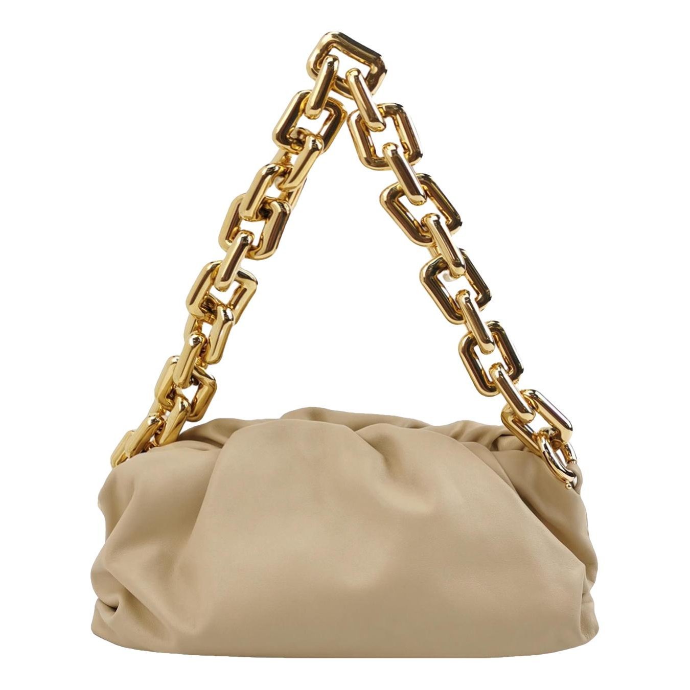 Chain Pouch leather handbag