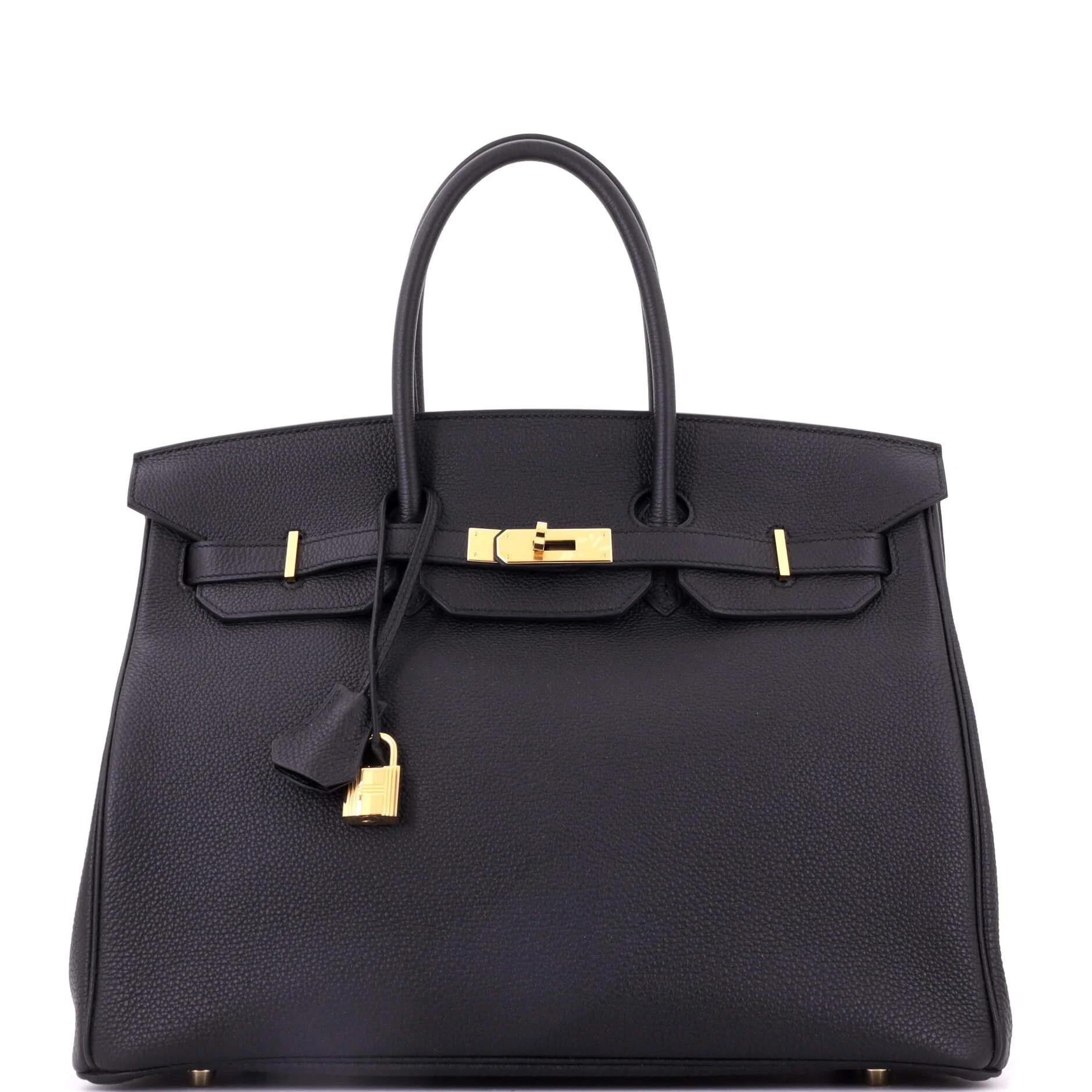 Birkin 35 leather tote