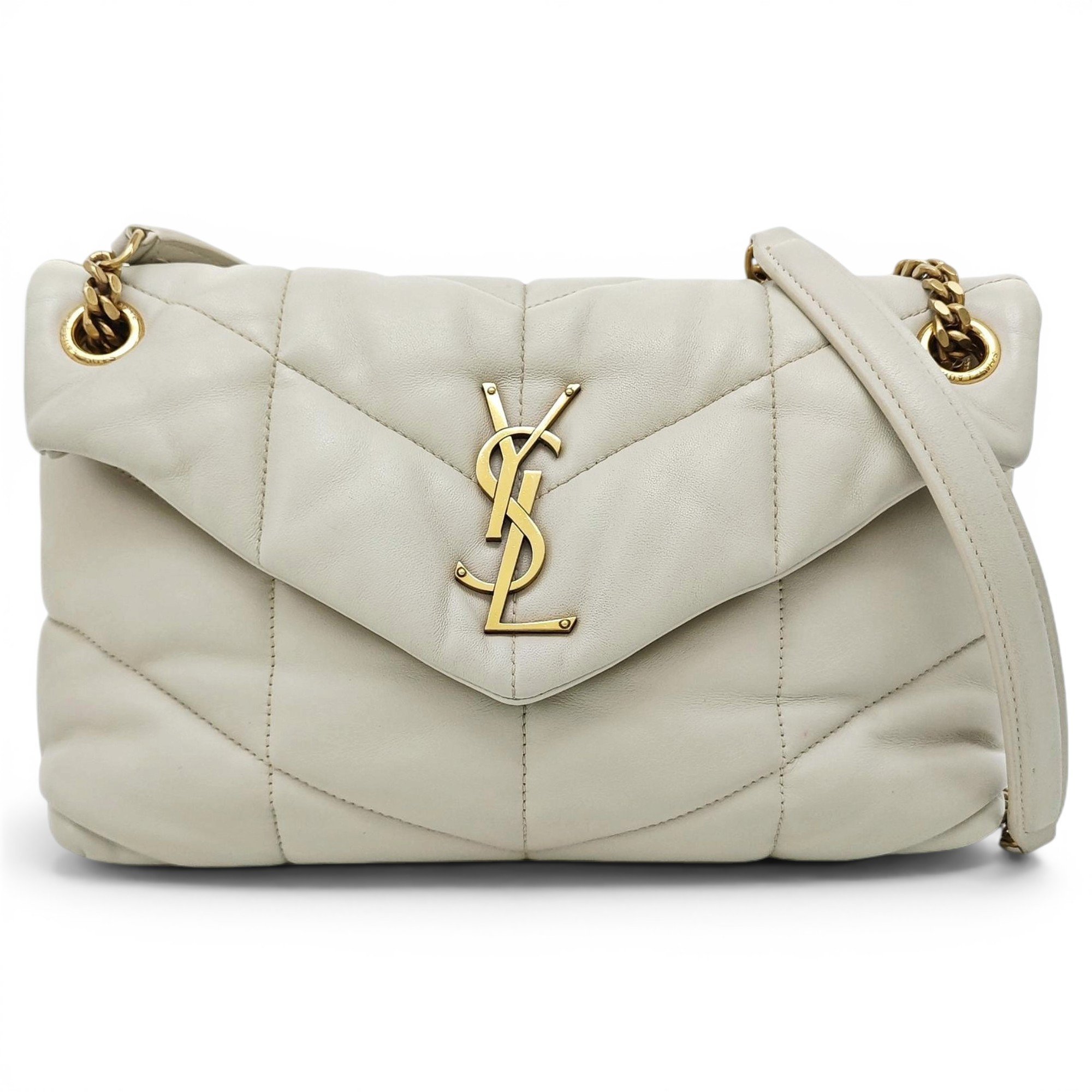 Loulou Puffer leather crossbody bag