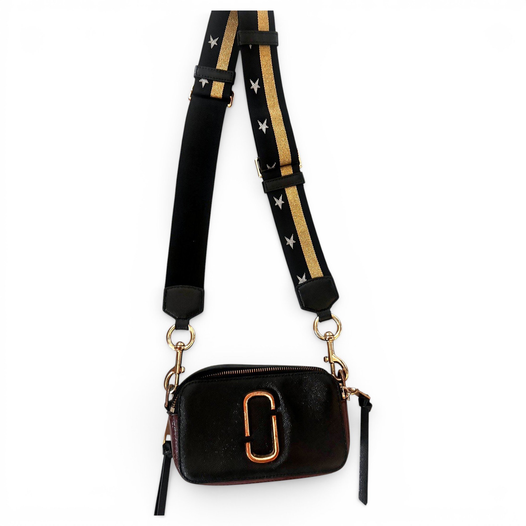 Snapshot leather crossbody bag