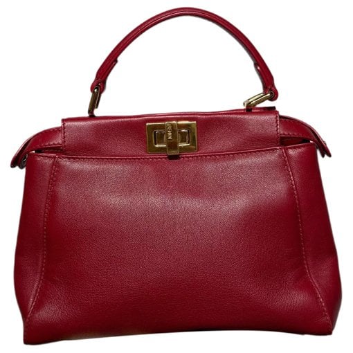 Peekaboo leather handbag