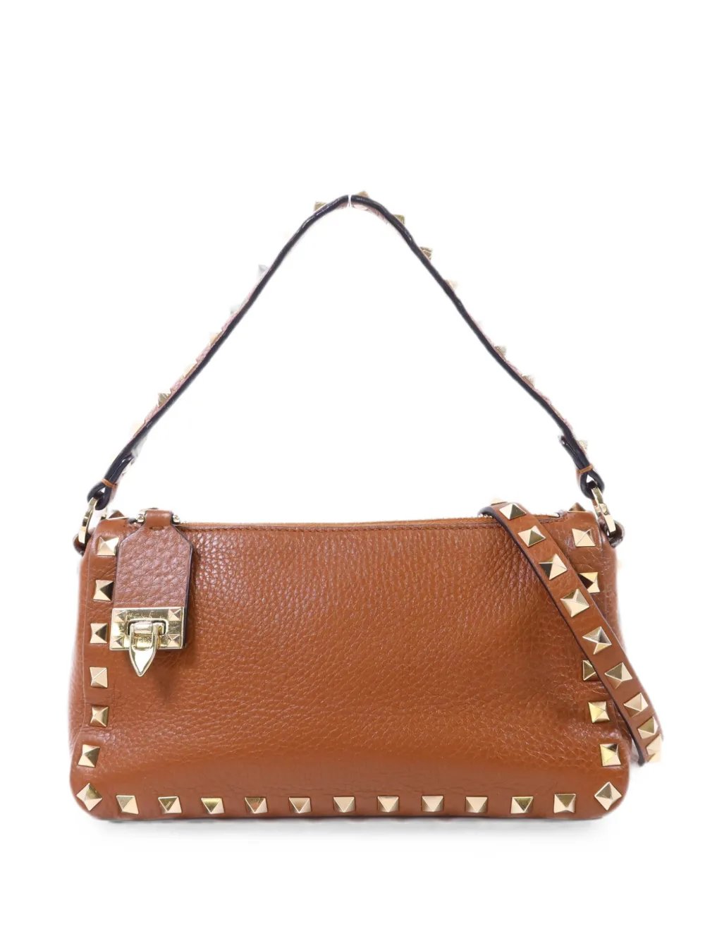 Rockstud two-way calfskin shoulder bag
