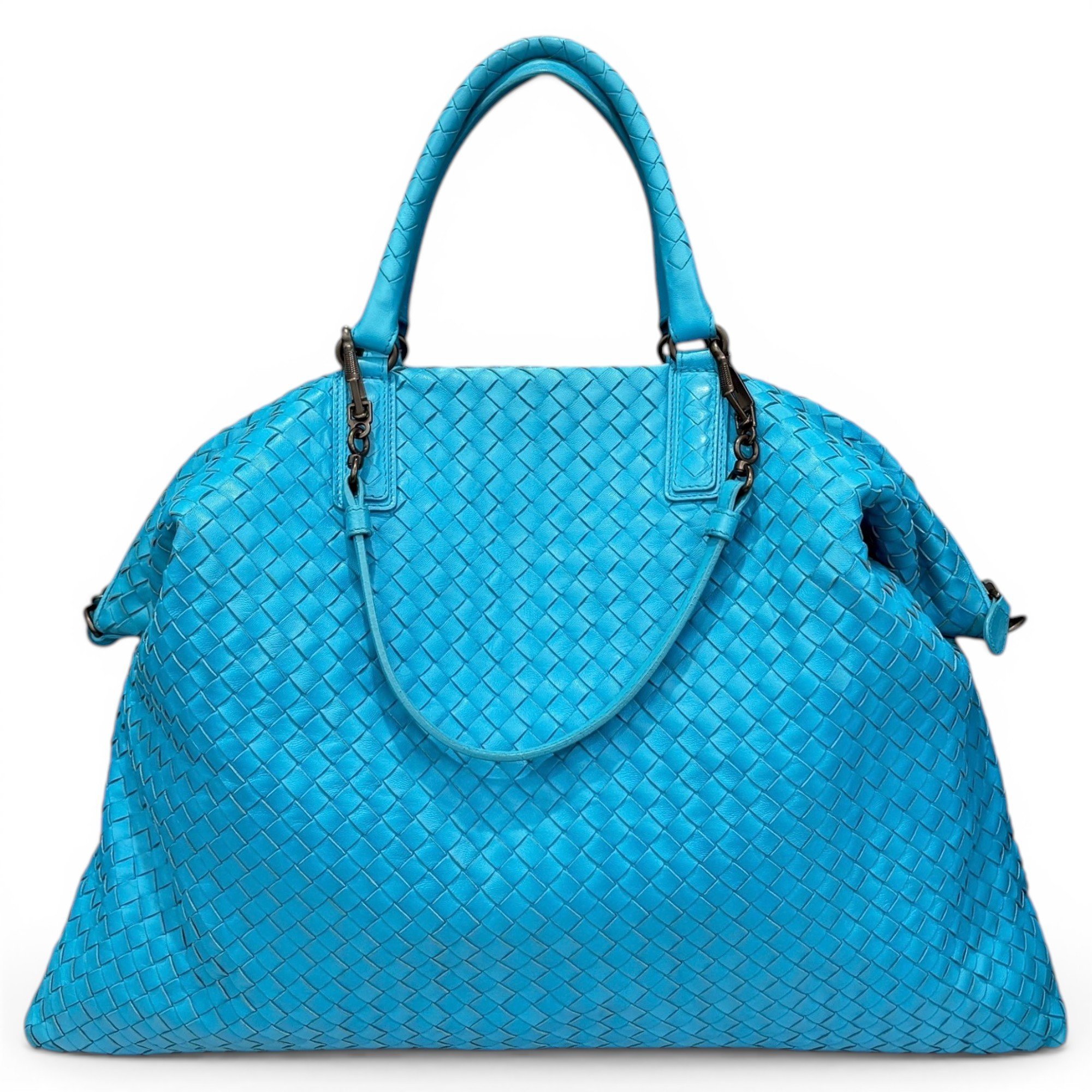 Leather tote