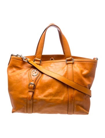 Interlocking G 1973 2-Way Leather Tote