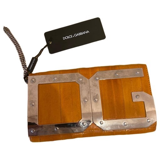 Dolce & Gabbana DG Girls leather clutch bag