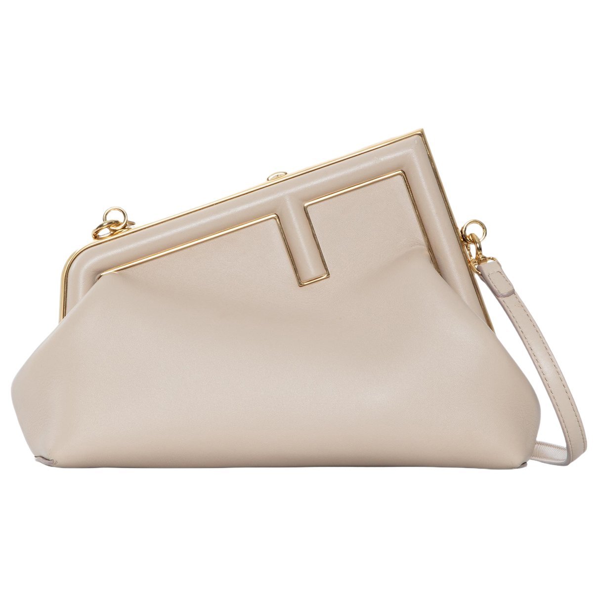 First leather handbag