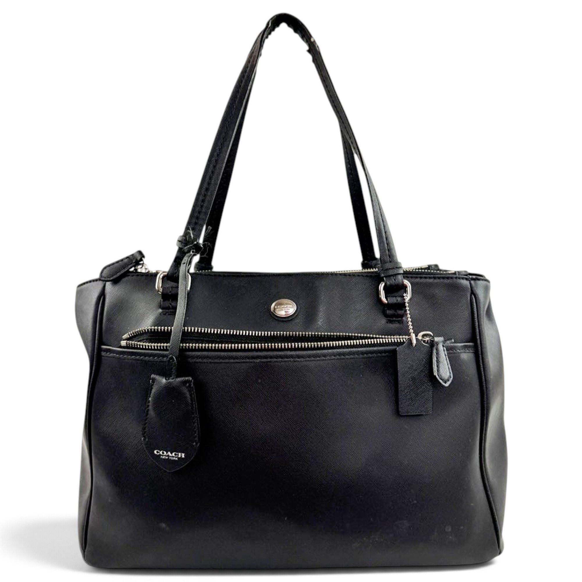 Leather tote