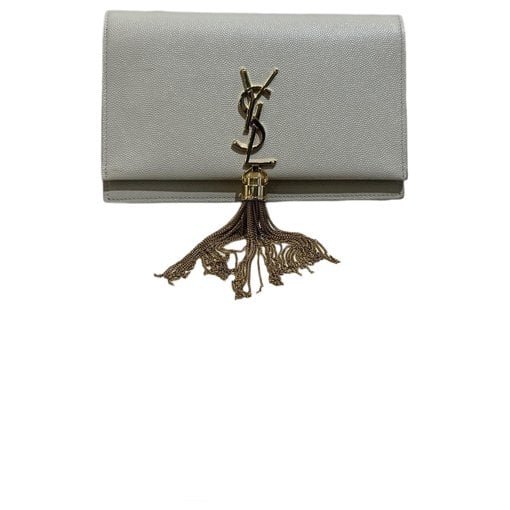 Pompom Kate leather handbag