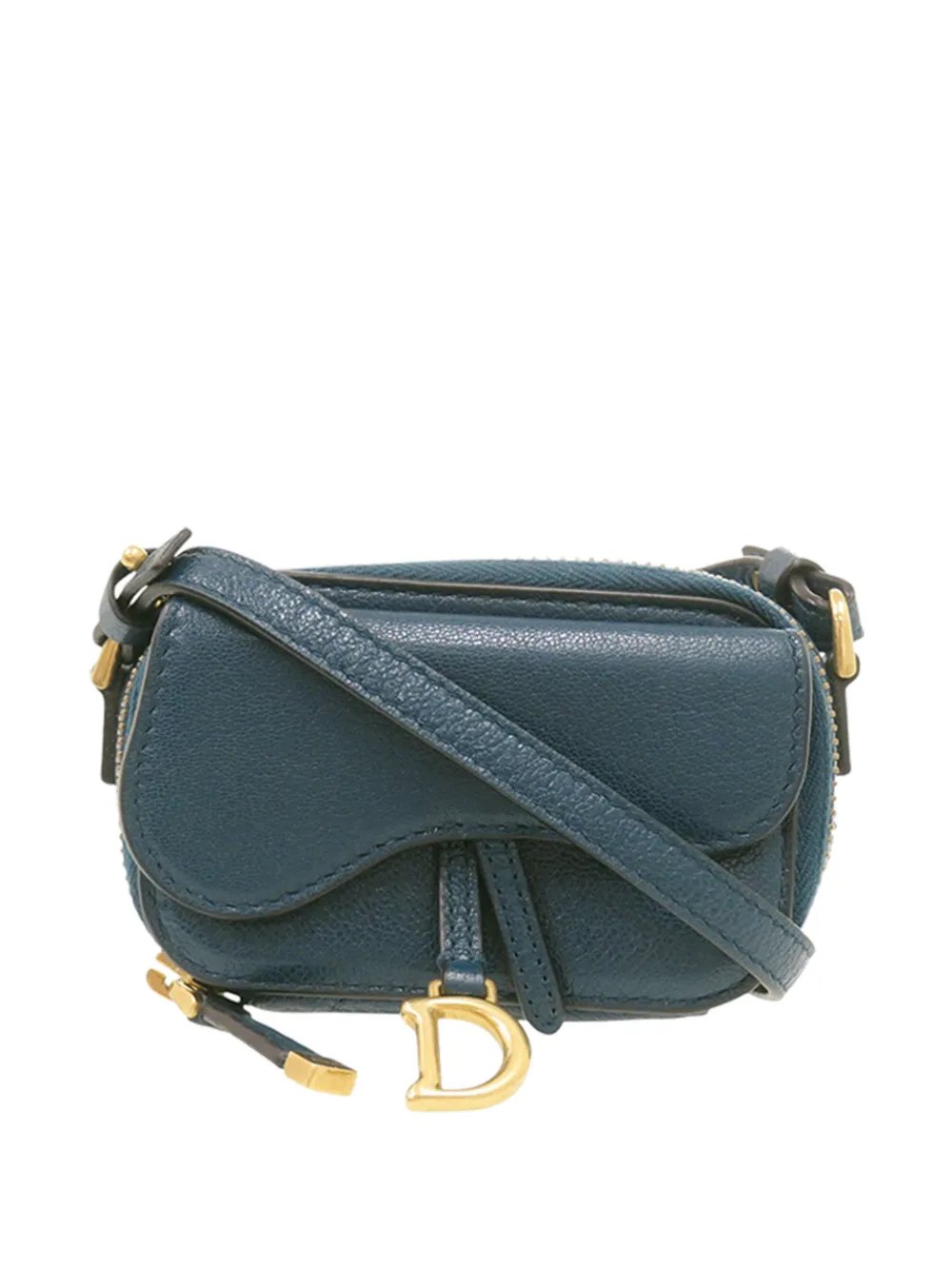 Dior 2021 Mini Goatskin Saddle Pouch crossbody bag