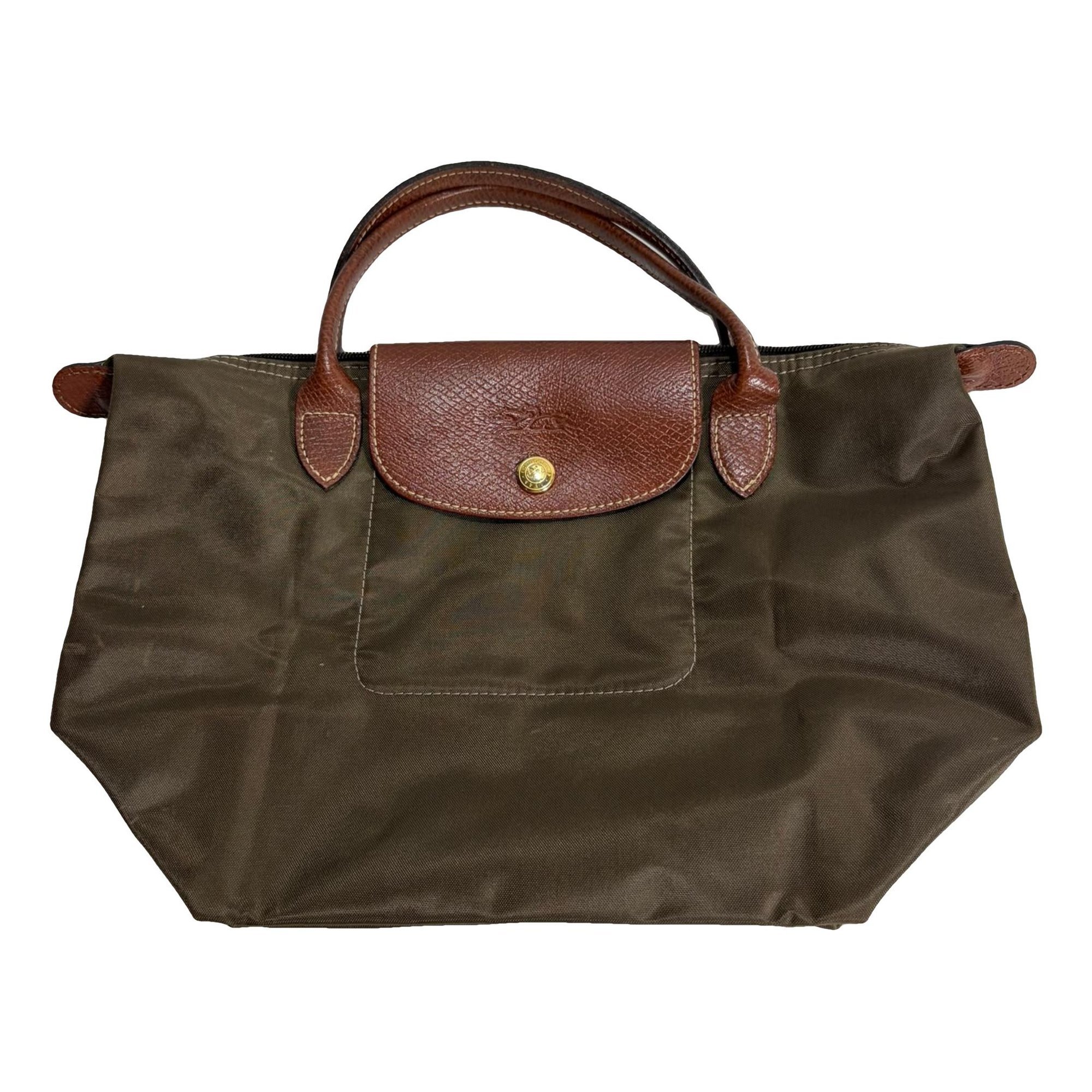 Pliage leather handbag