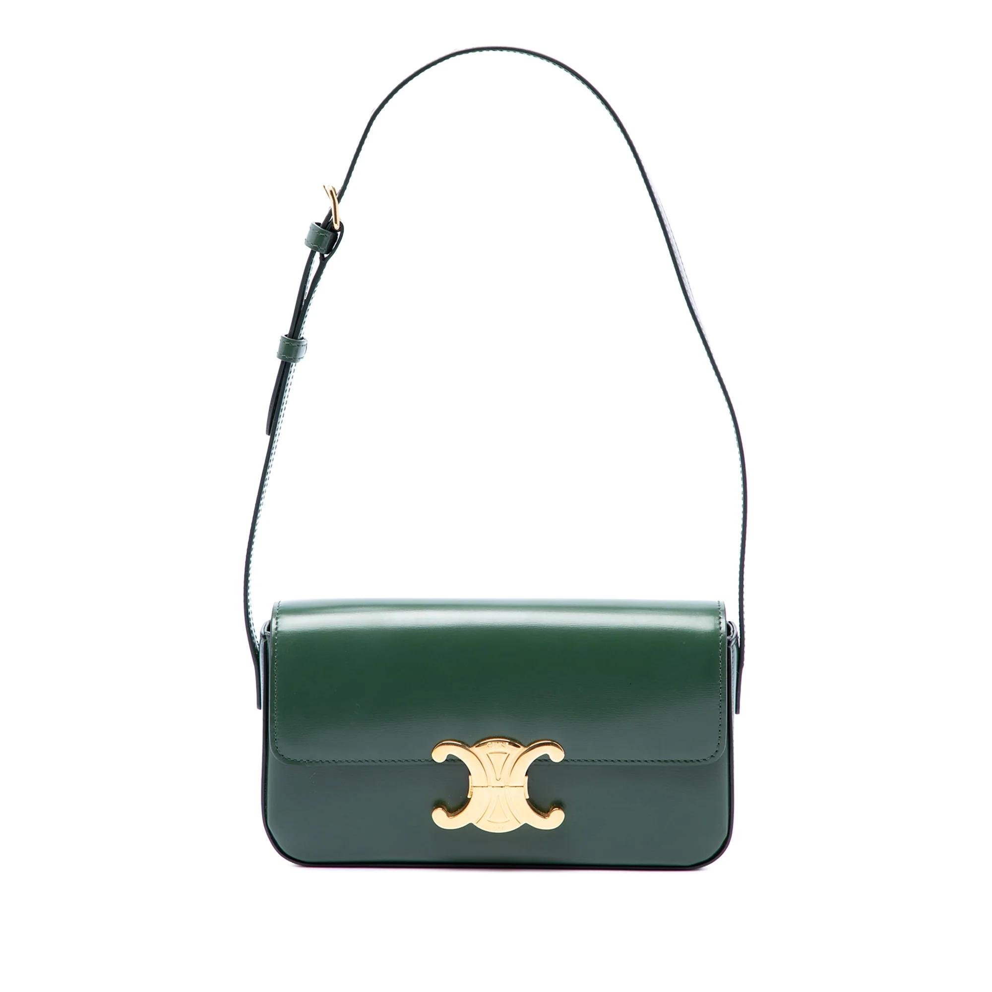 Triomphe pony-style calfskin handbag