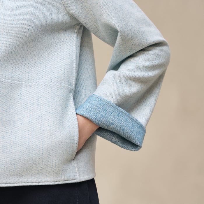 Bleu Cashmere Jacket