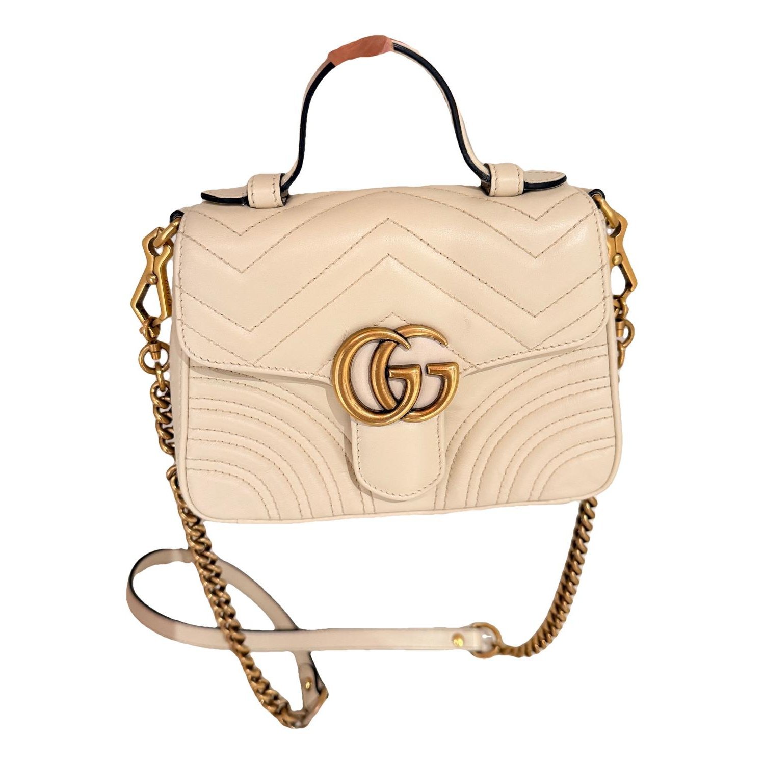 GG Marmont Flap leather handbag