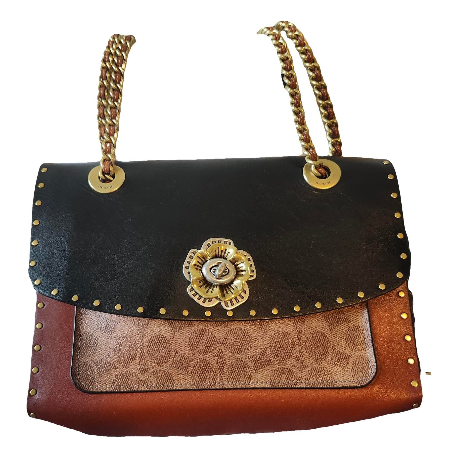 Leather handbag