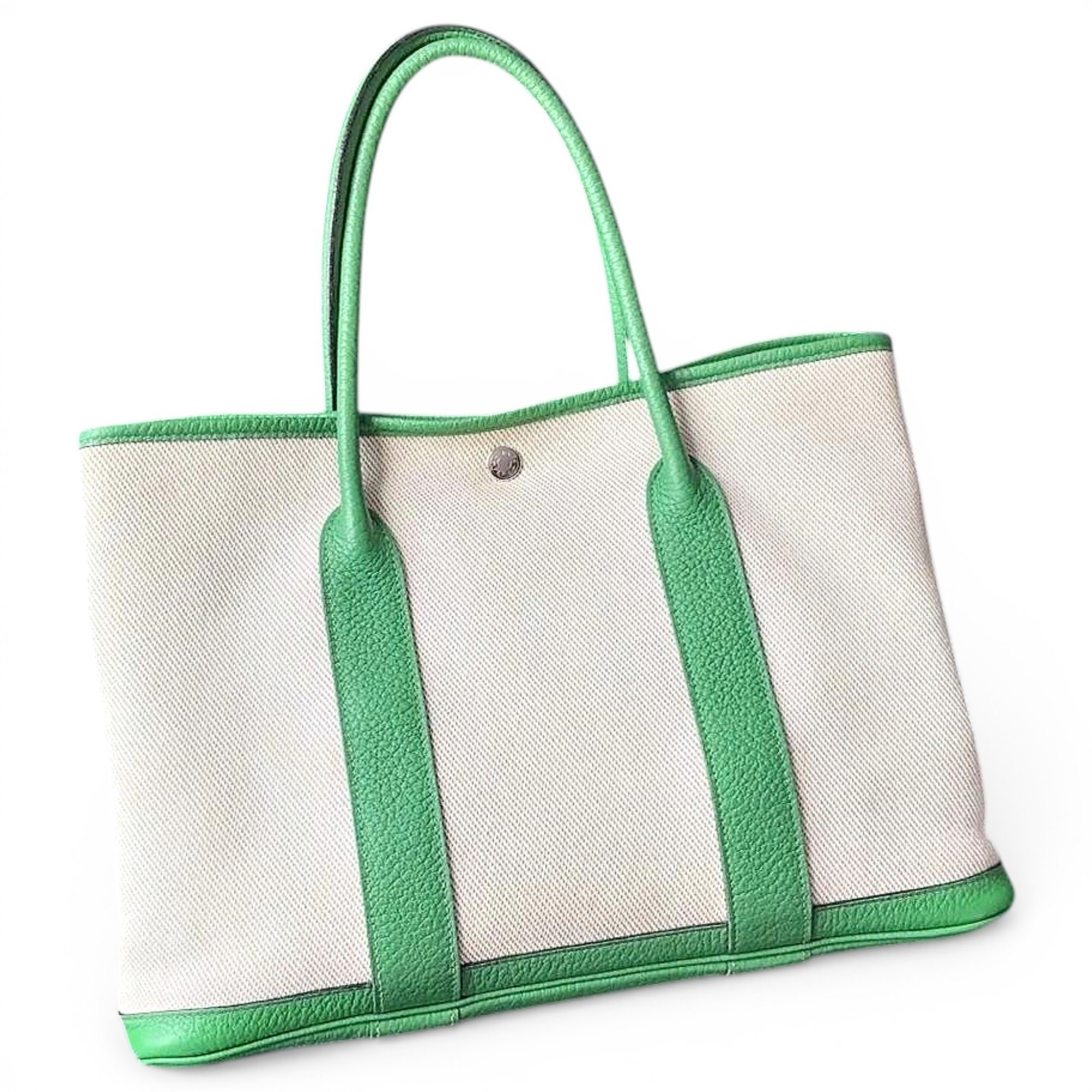 Garden Party leather handbag