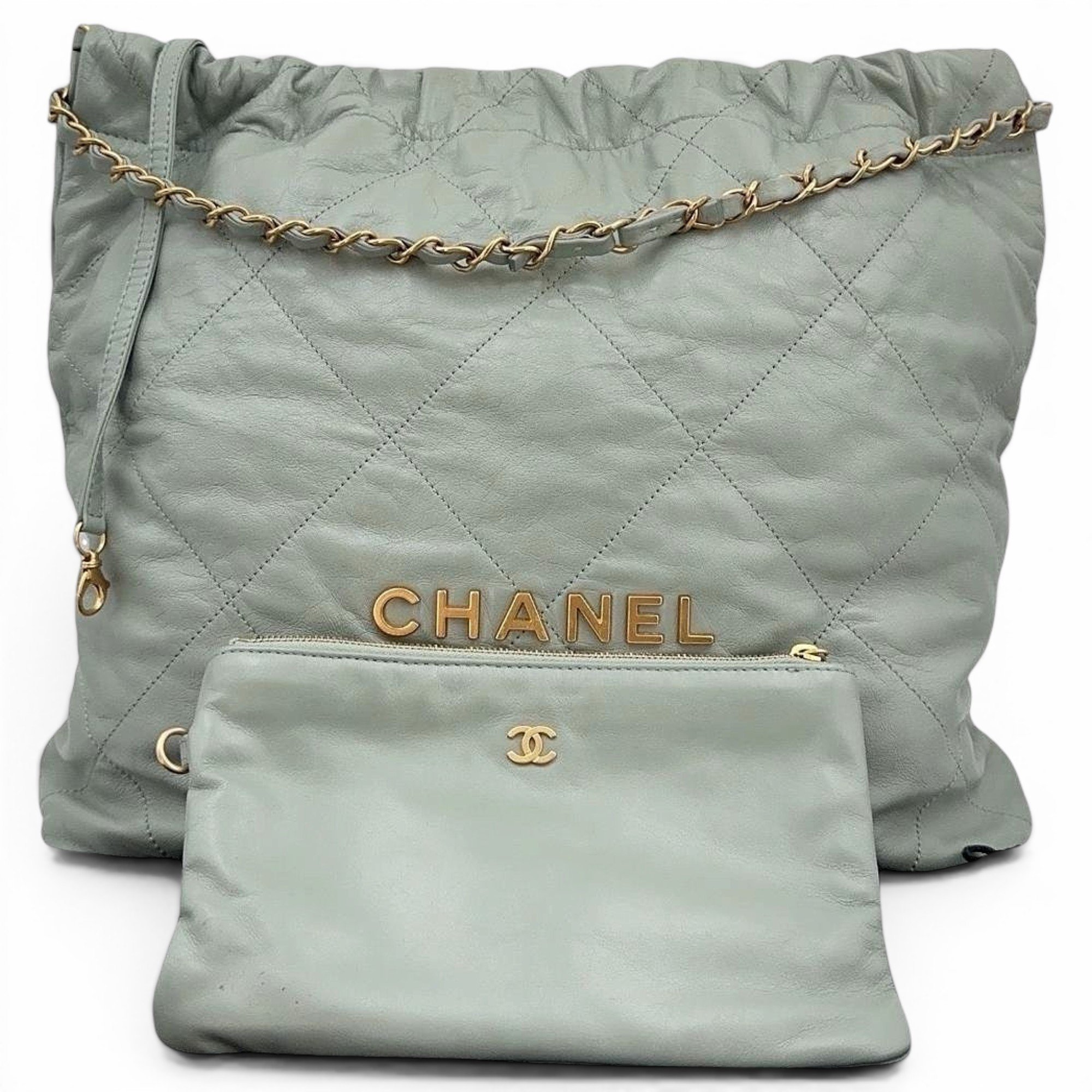 Chanel 22 leather crossbody bag