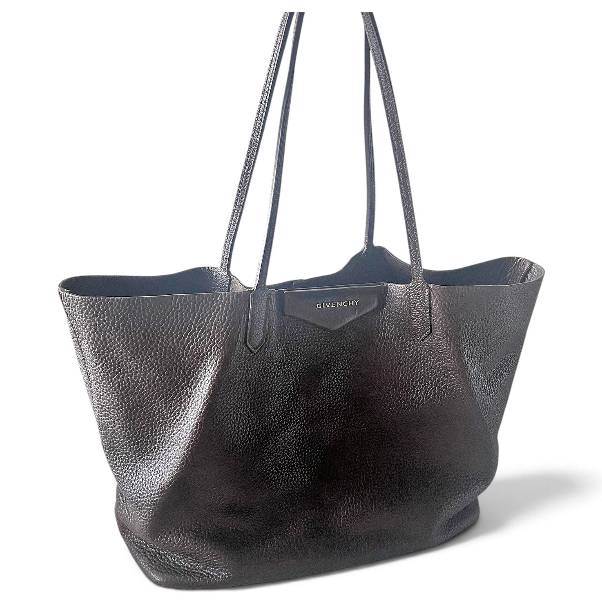 Leather tote