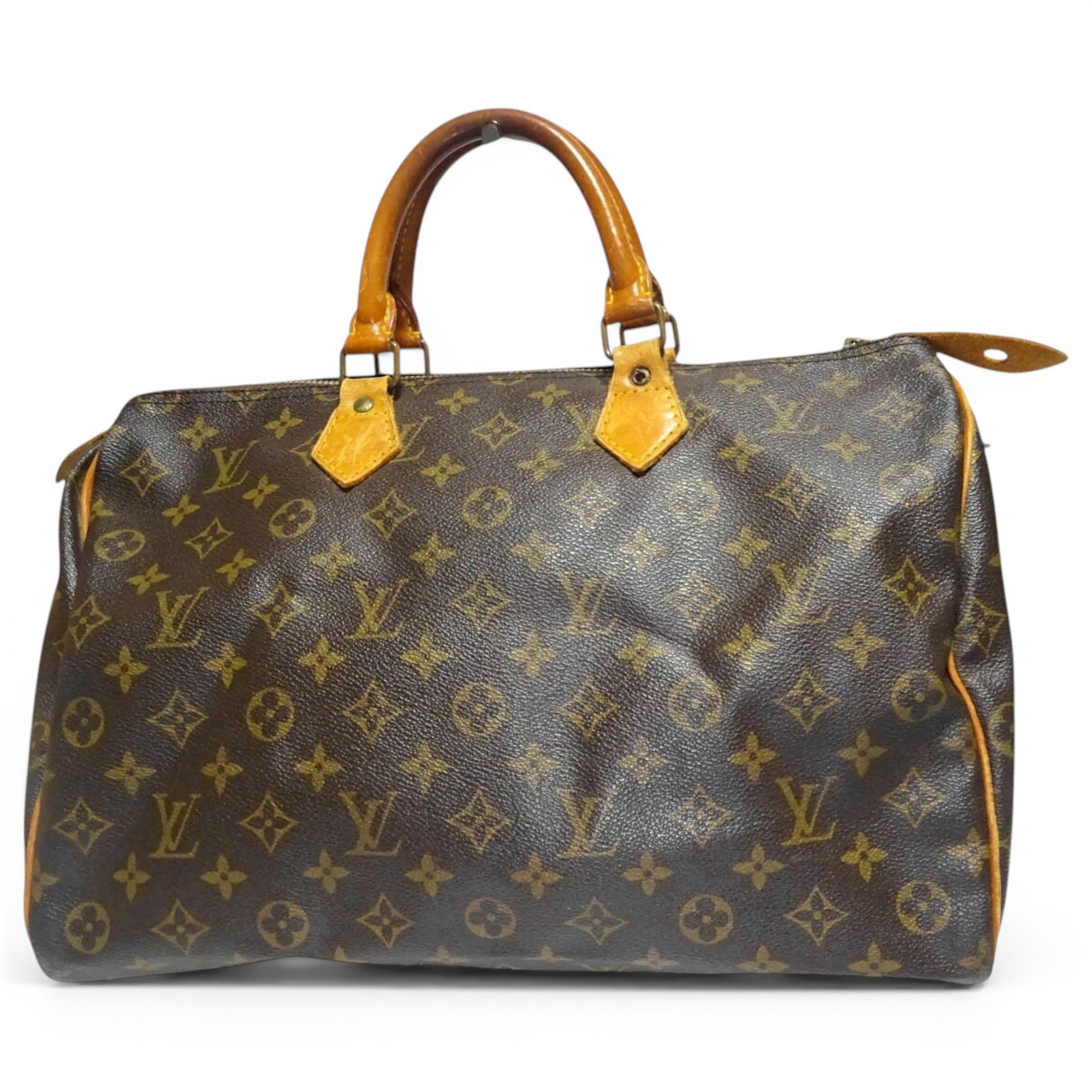 Speedy leather handbag