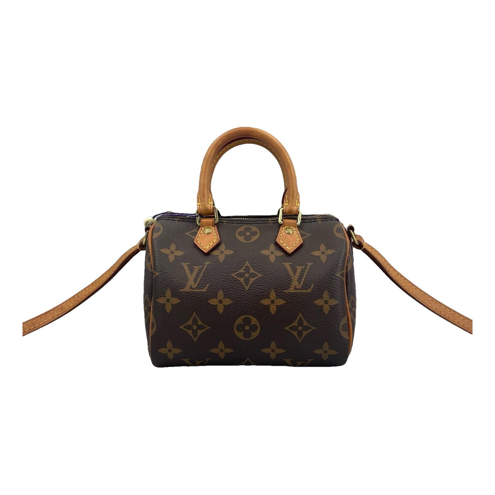 Nano Speedy / Mini HL leather handbag