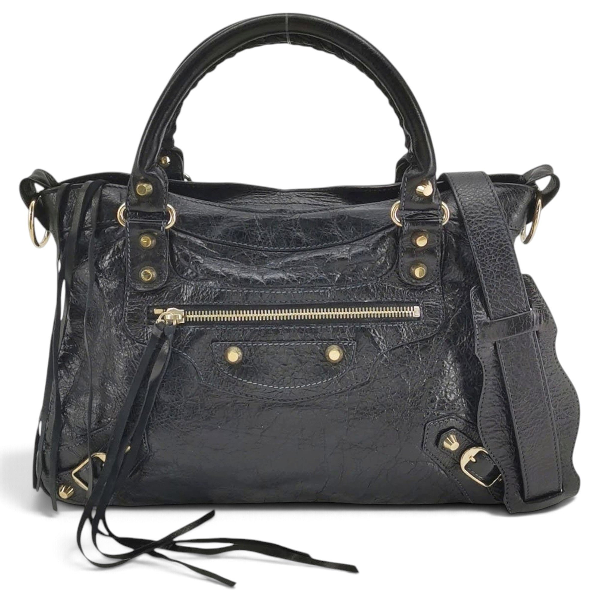 Leather handbag