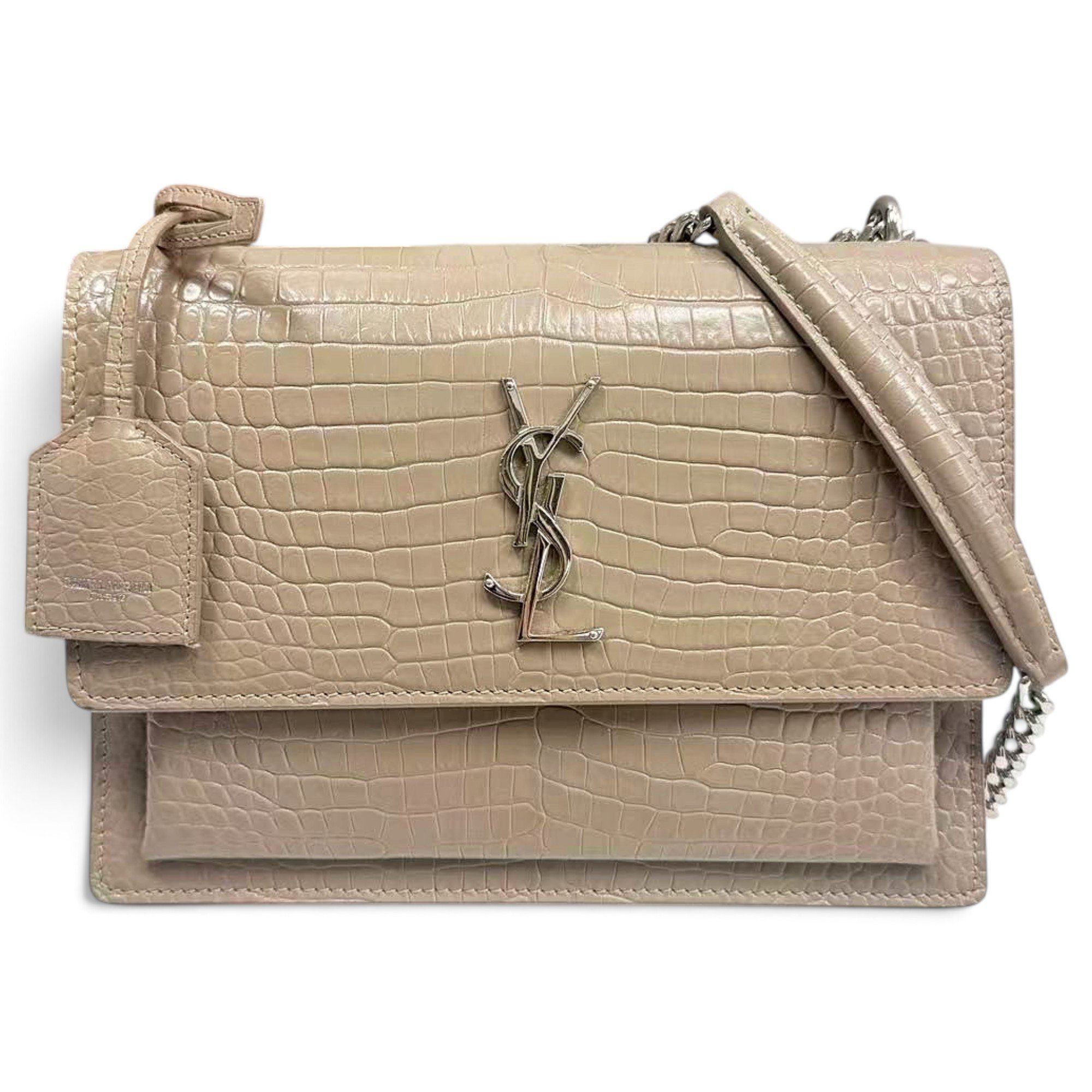 Sunset leather crossbody bag
