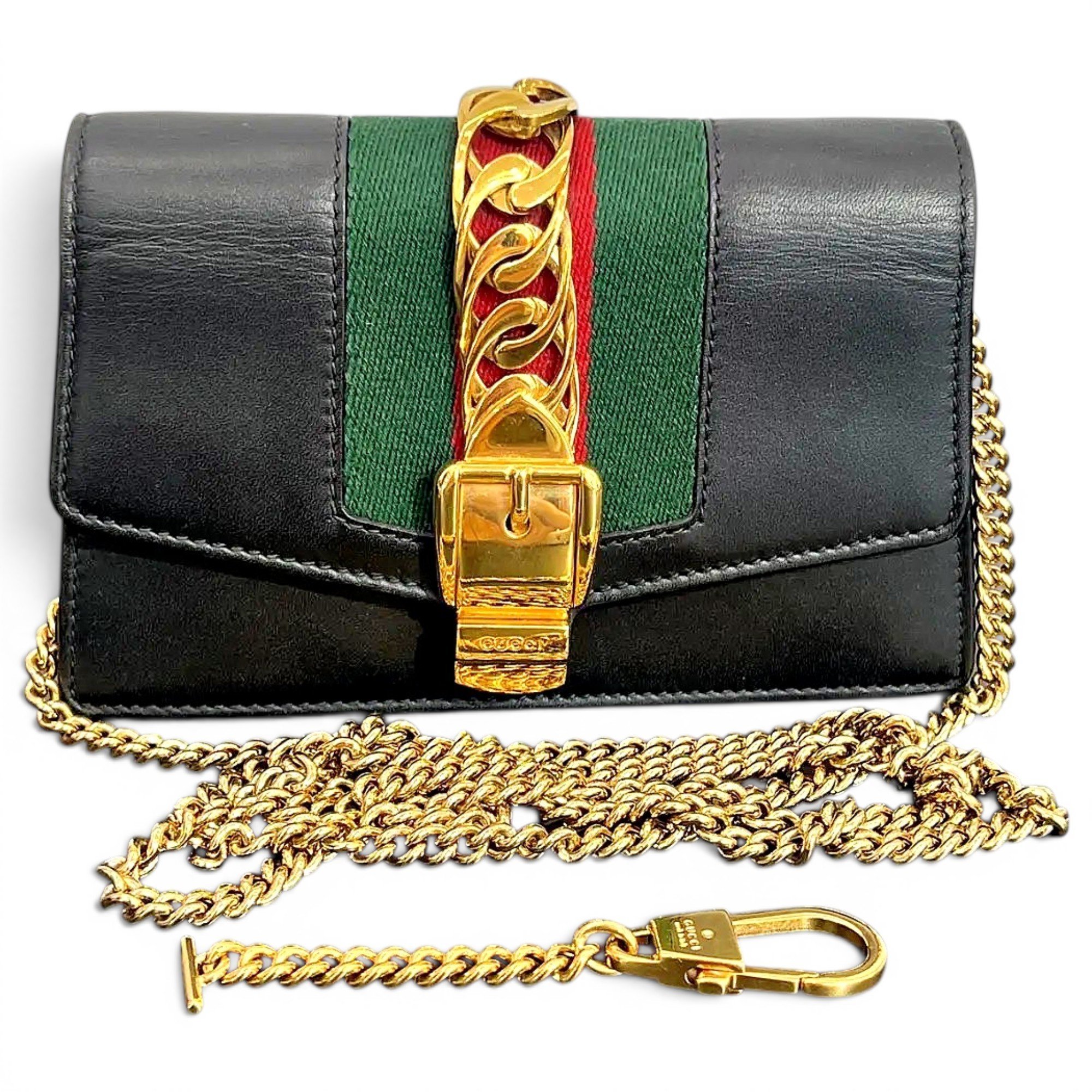 Sylvie Chain leather crossbody bag