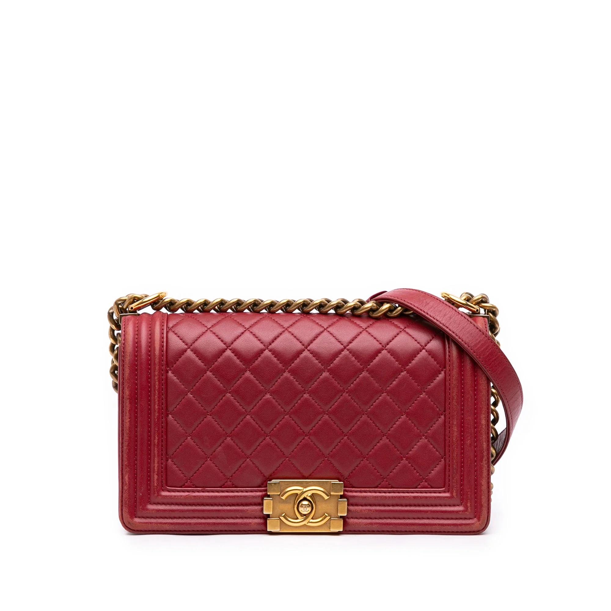 Boy leather crossbody bag