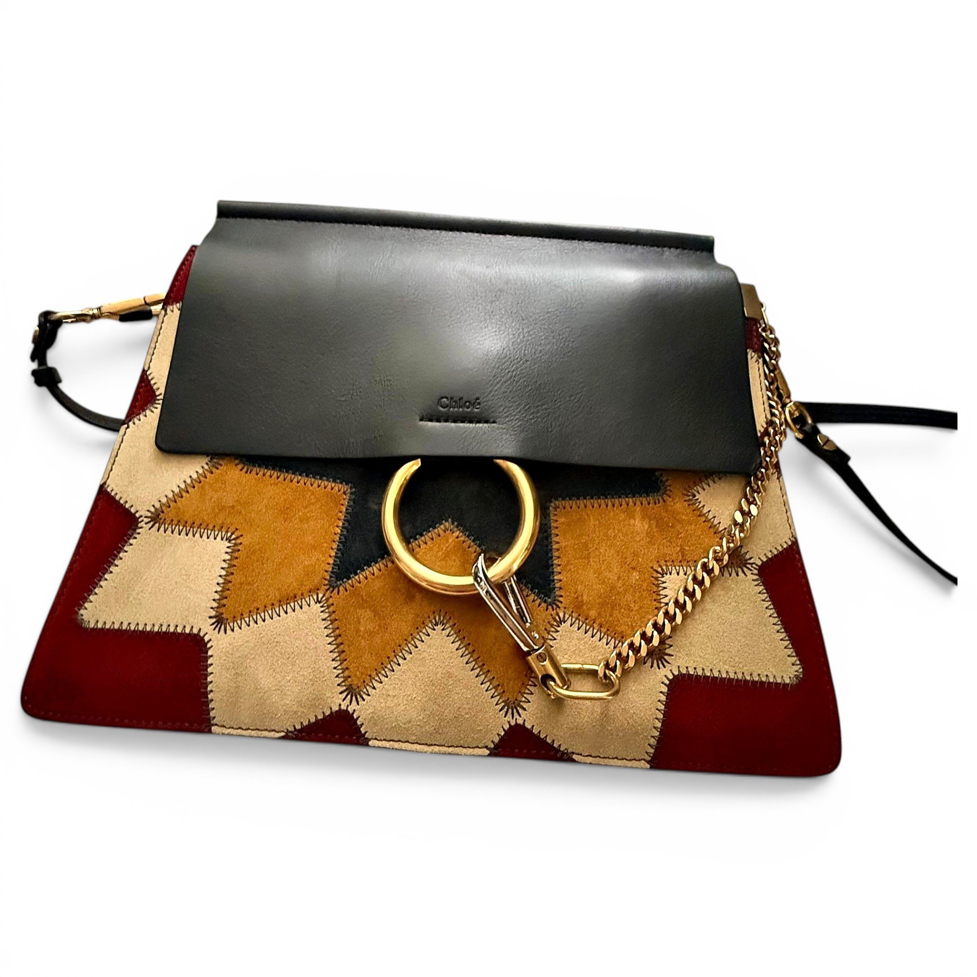 Faye leather handbag