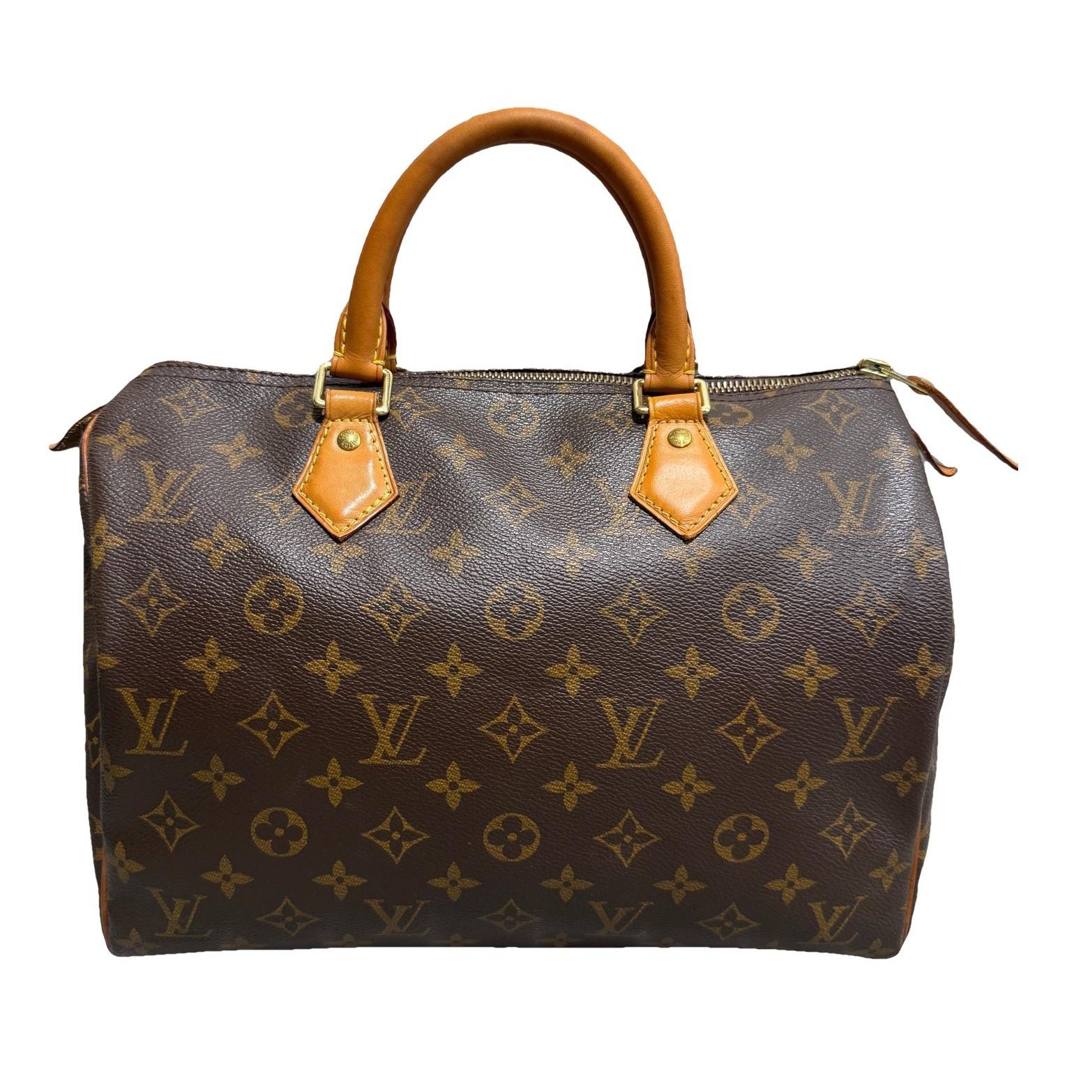 Speedy leather handbag