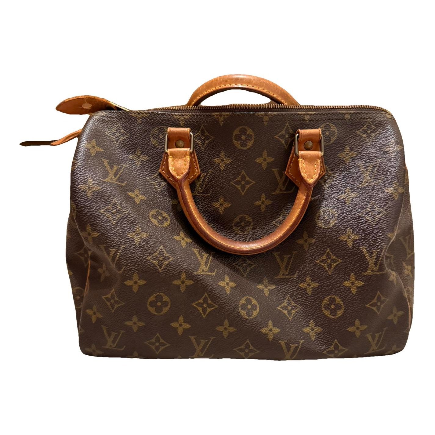 Speedy leather handbag