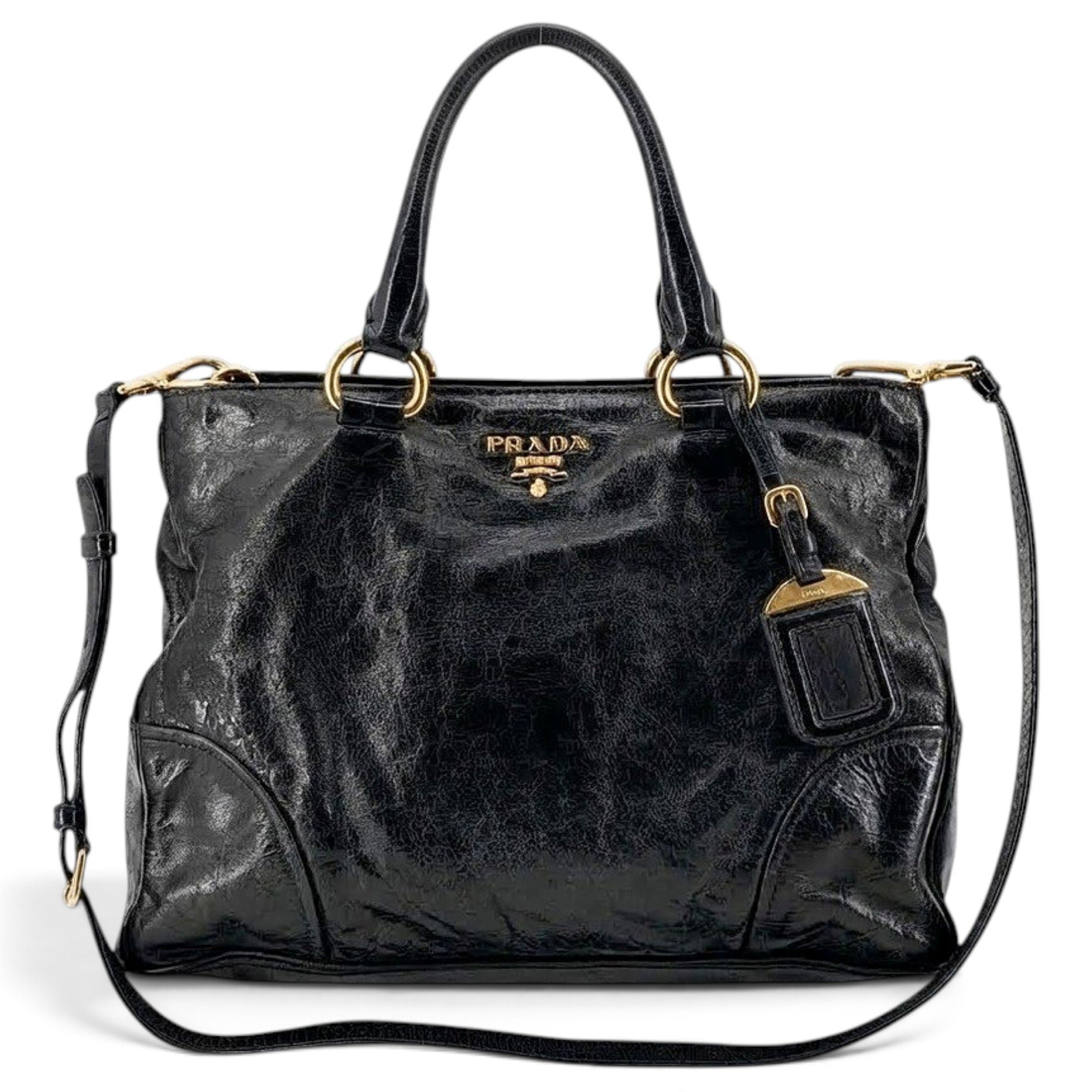Leather tote