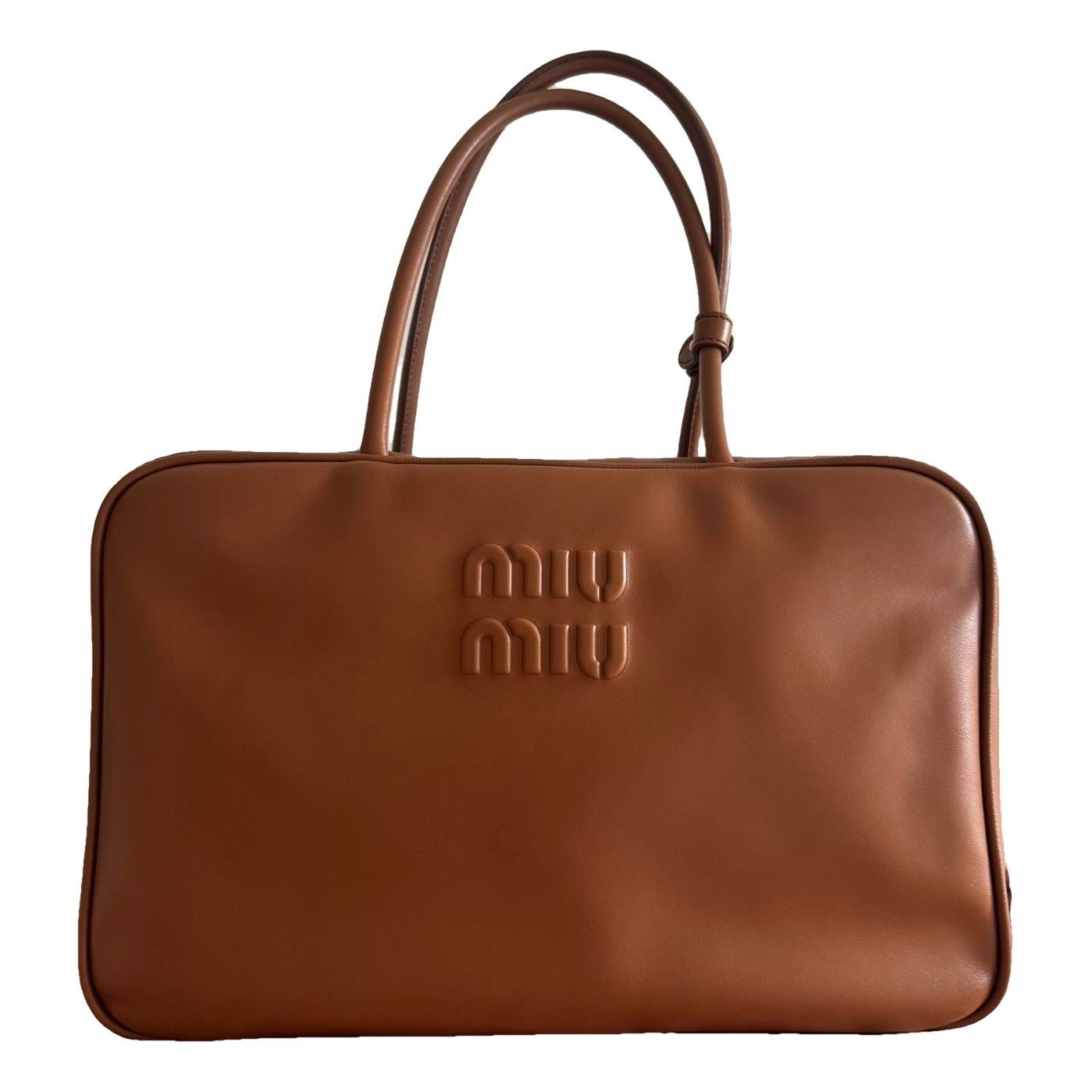Beau leather handbag