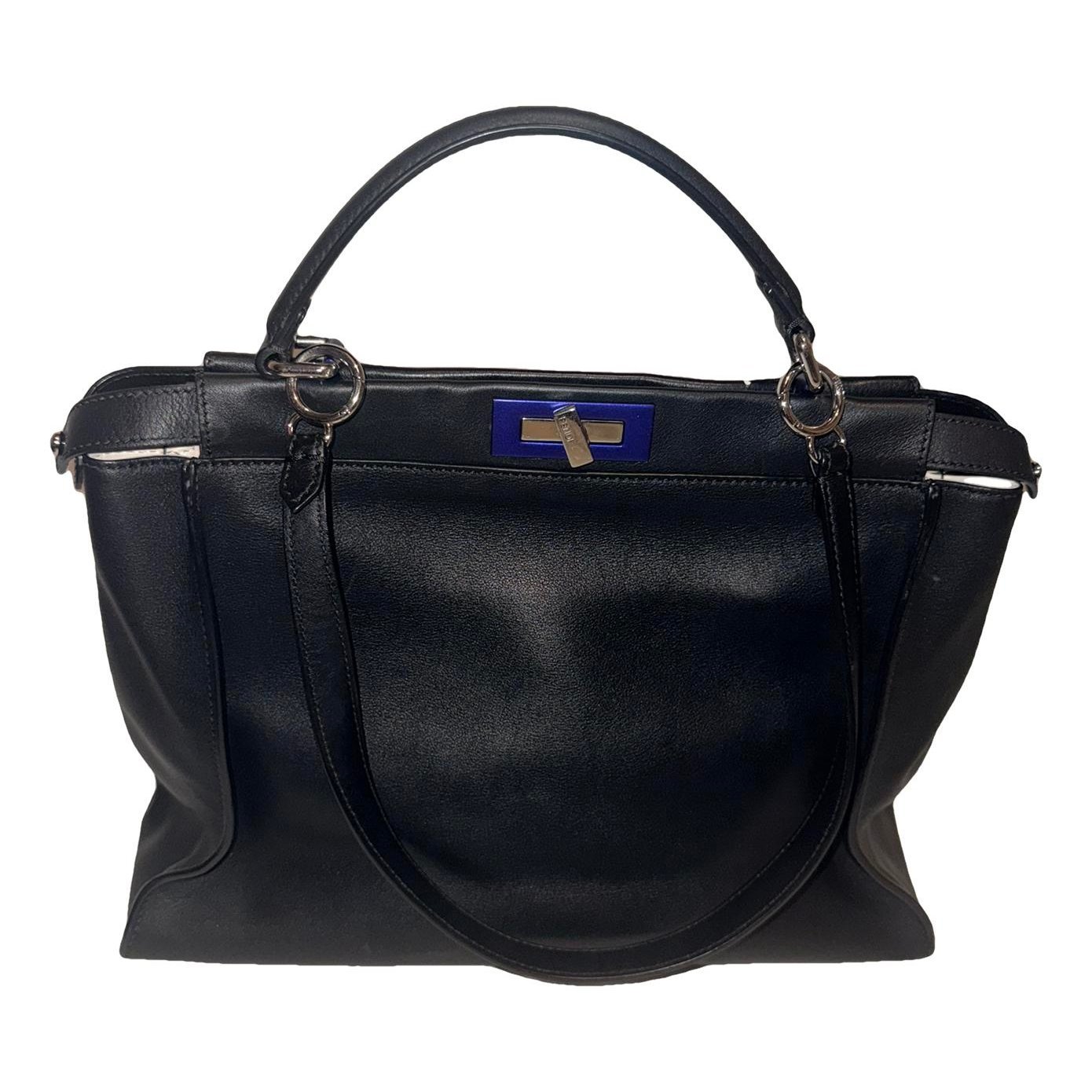 Peekaboo leather handbag