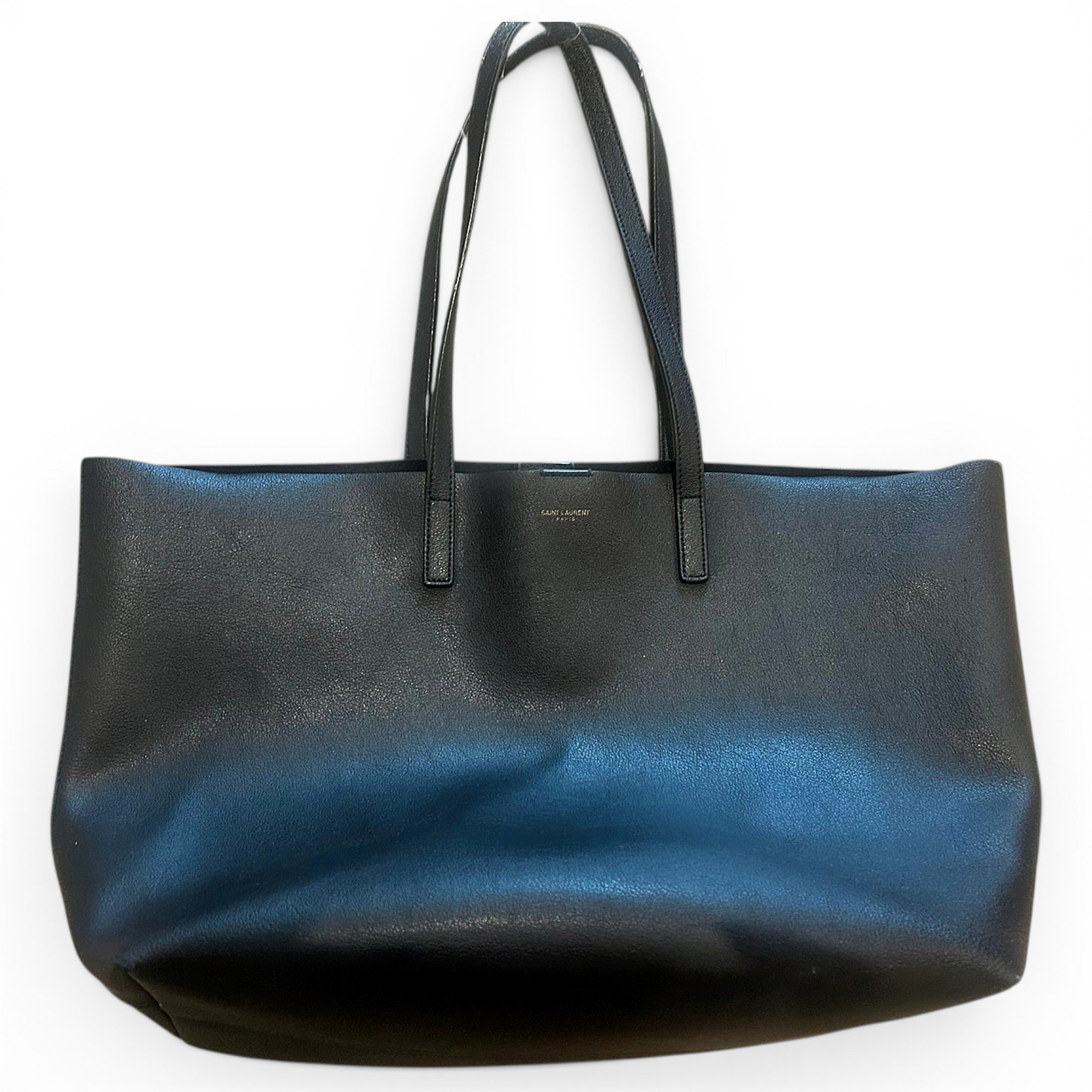 Shopping leather handbag