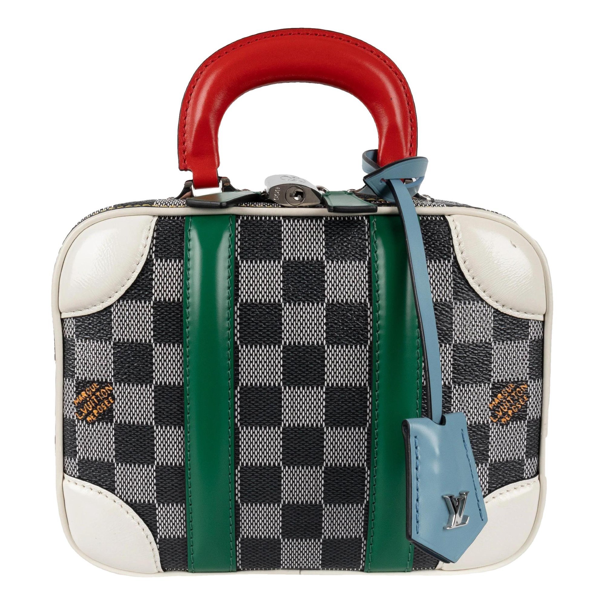 Twist leather handbag