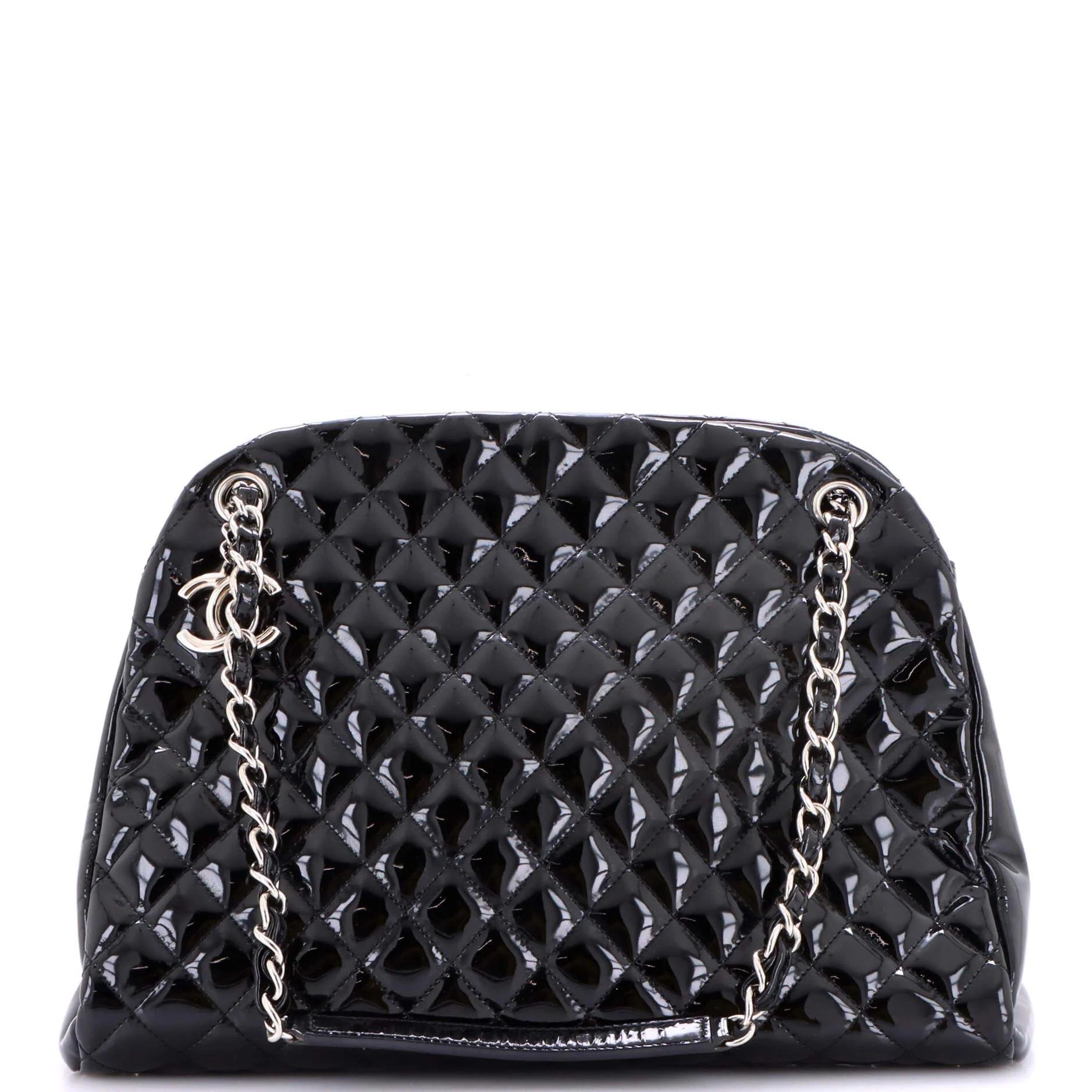 Patent leather bowling bag