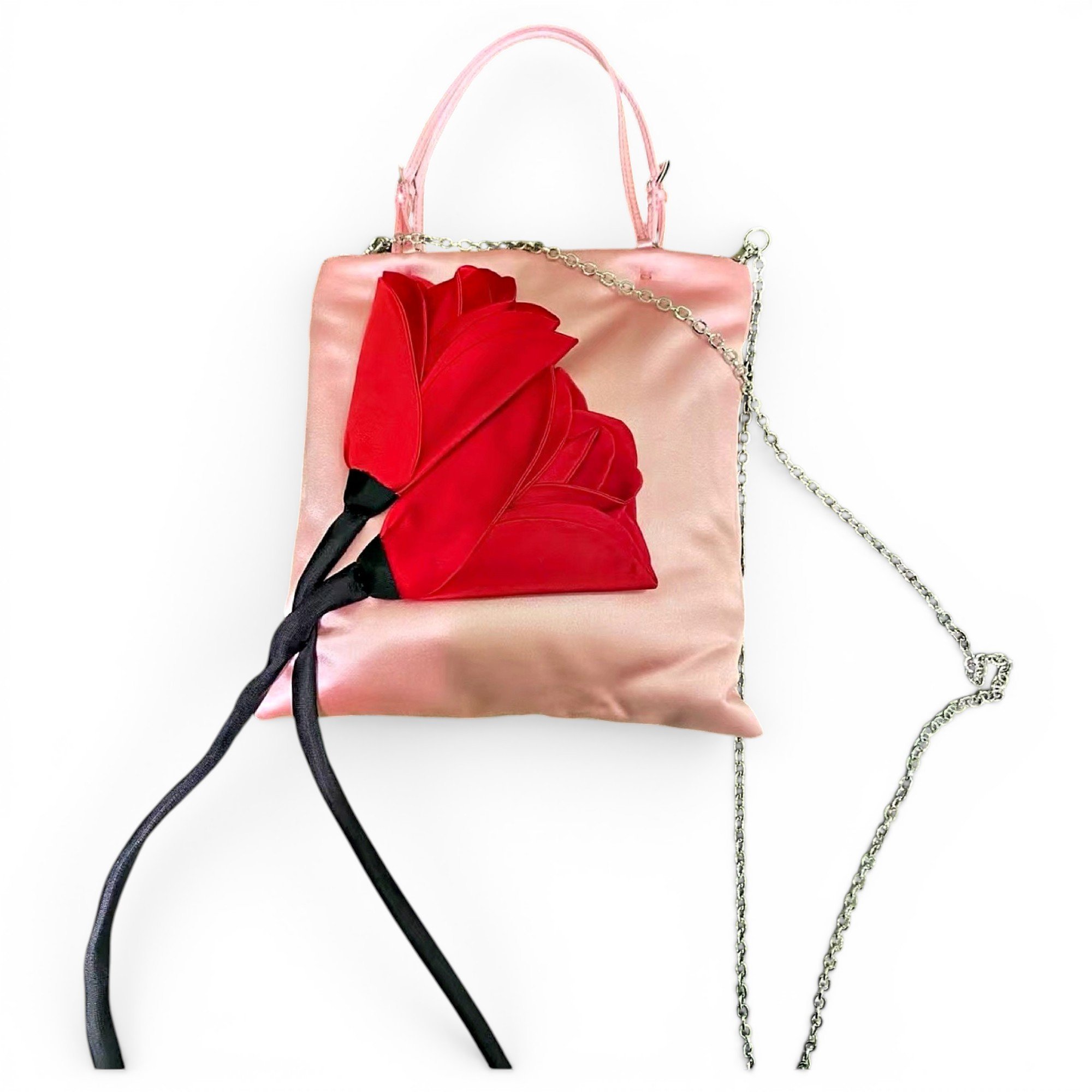 Silk handbag