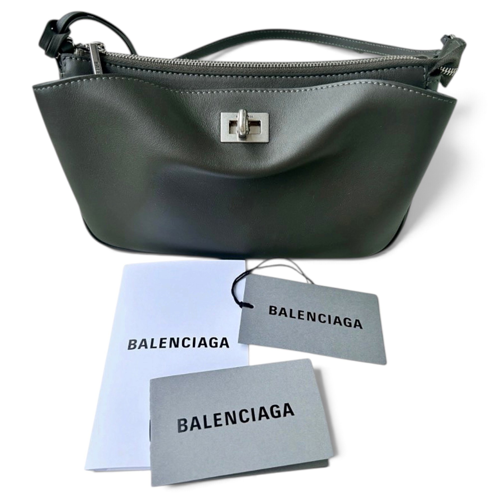 Balenciaga Rodeo leather handbag