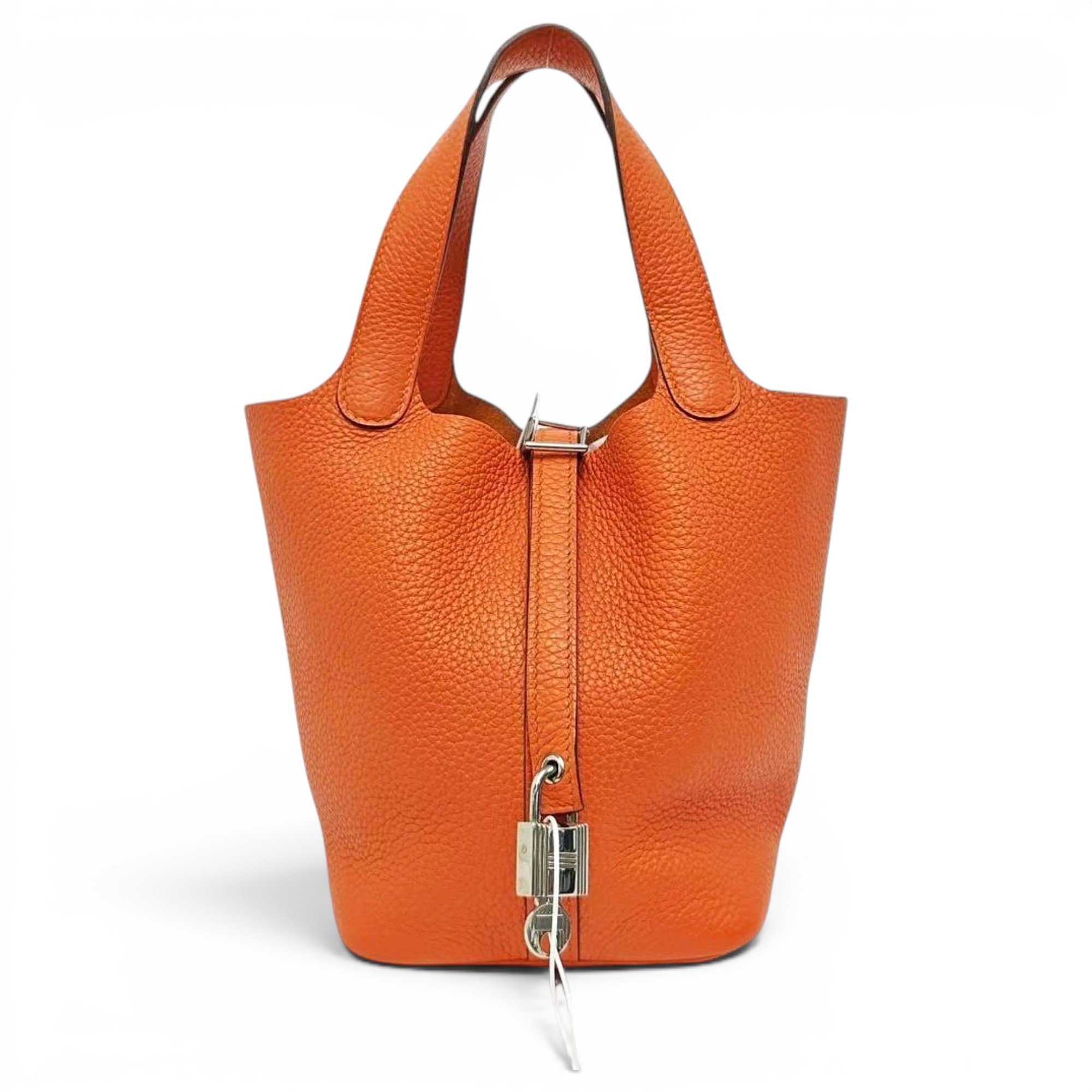 Picotin leather handbag