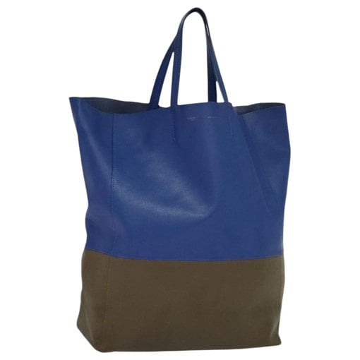 Cabas leather tote