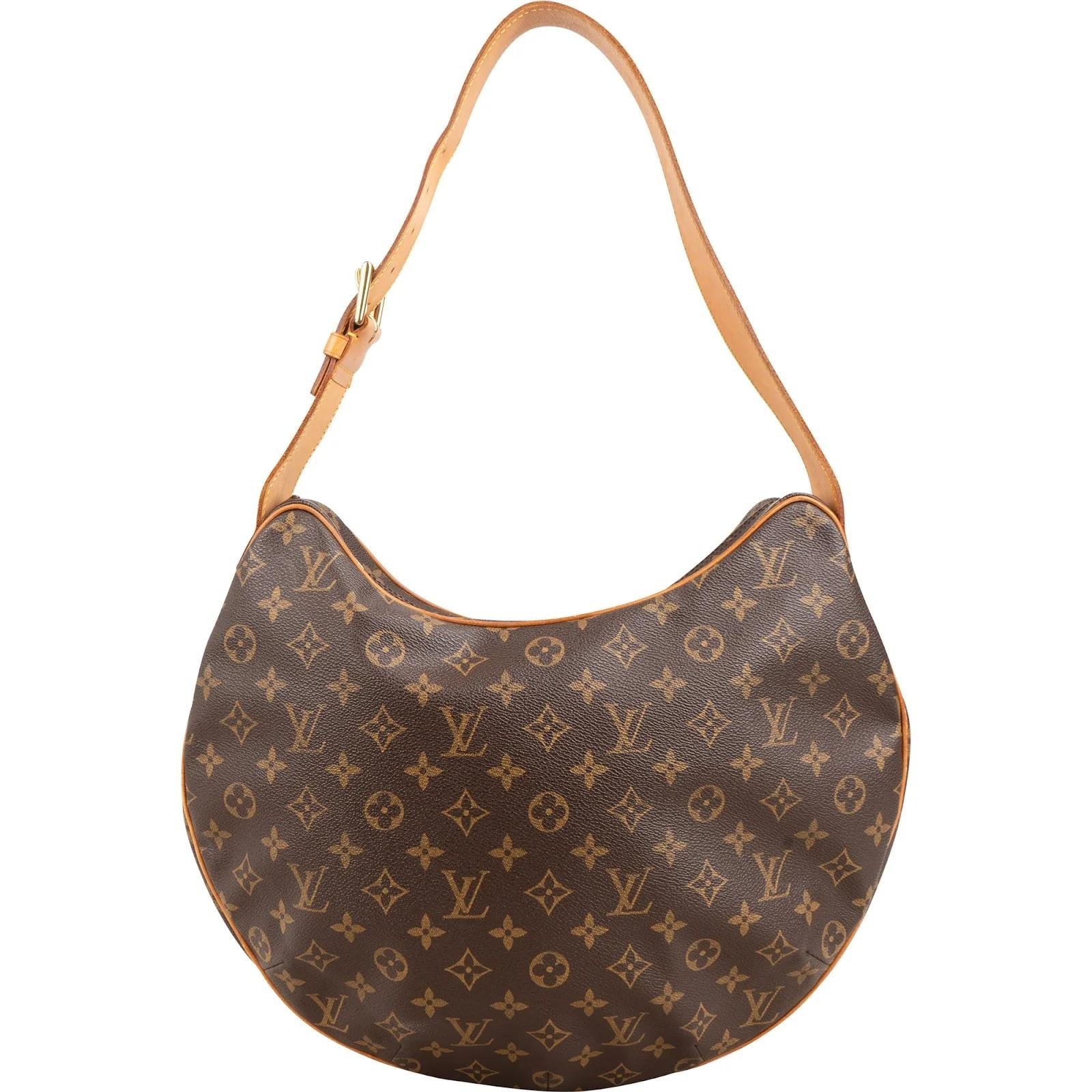 Croissant leather handbag