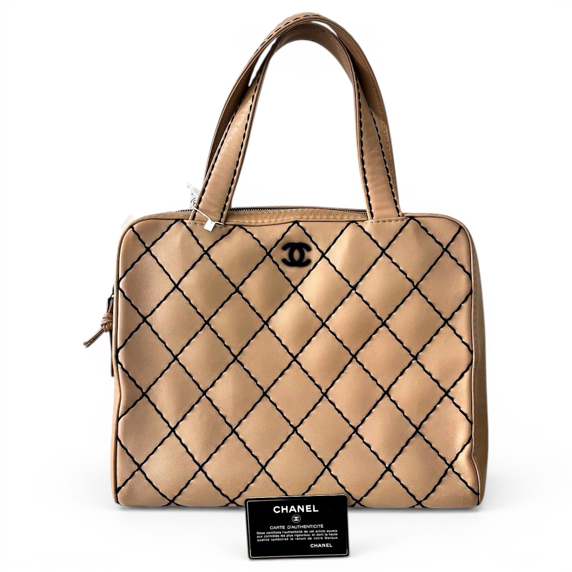 Leather handbag